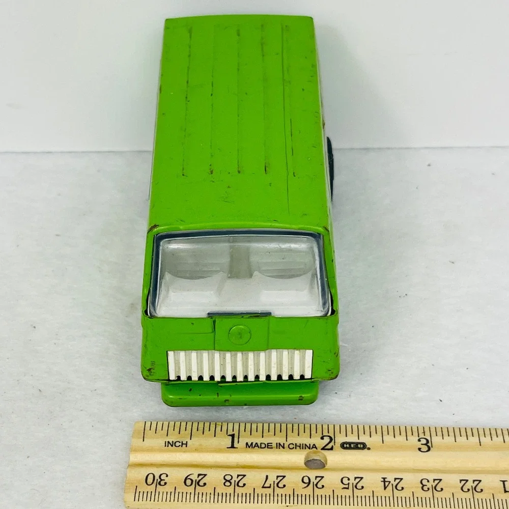 Vintage Tonka Snap Dragon Van Lime Green Metal Diecast USA 55450 Retro Toy